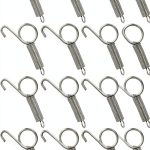 PHITUODA Spring Latch Hooks Galvanized Steel Pet Cage-0