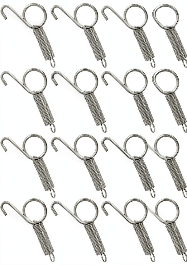 PHITUODA Spring Latch Hooks Galvanized Steel Pet Cage-0