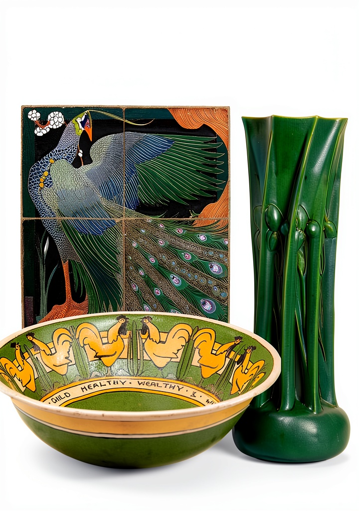 Antique Trader Pottery Guide open on a Kindle device