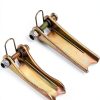PATIKIL Metal Hook Latch Gold Tone Modern Industrial-3