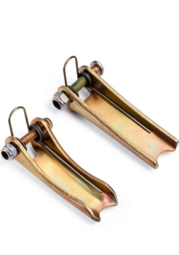 PATIKIL Metal Hook Latch Gold Tone Modern Industrial-3