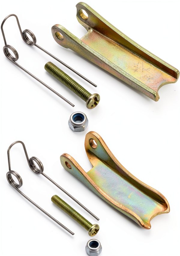 PATIKIL Metal Hook Latch Gold Tone Modern Industrial-4