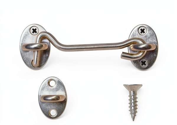 Quacc Stainless Steel Hook Latch Secure Durable Door Lock-2