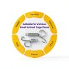 SATUY Spring Latch Hook Pet Cage Door Secure Galvanized-6