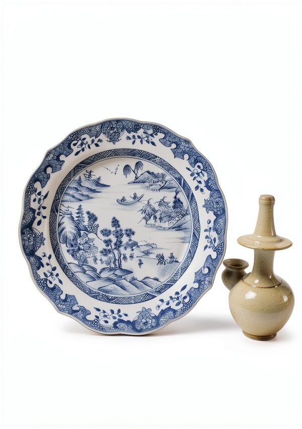 Peter Pfister Antique Porcelain Collectible English Print-0