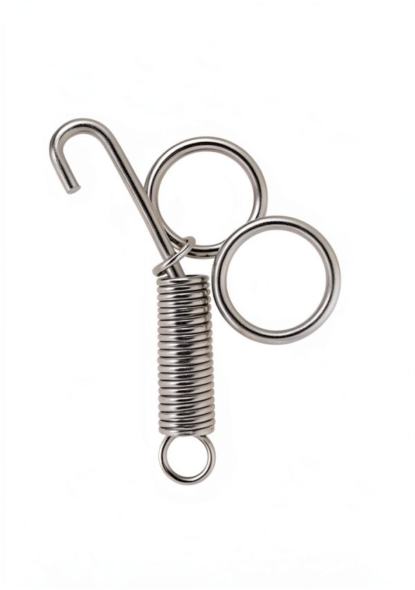 SATUY Spring Latch Hook Pet Cage Door Secure Galvanized-1
