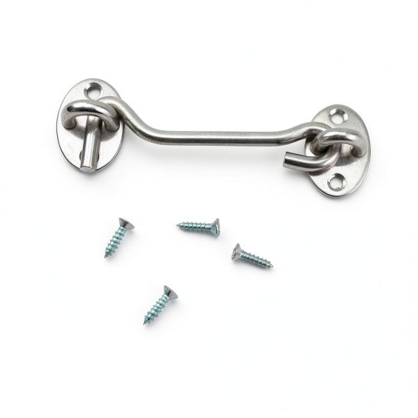 Quacc Stainless Steel Hook Latch Secure Durable Door Lock-6