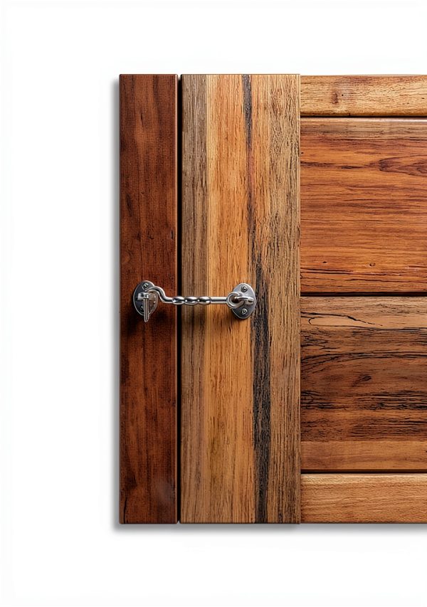 Abaodam Stainless Steel Hook Latch Windproof Security Silver-6