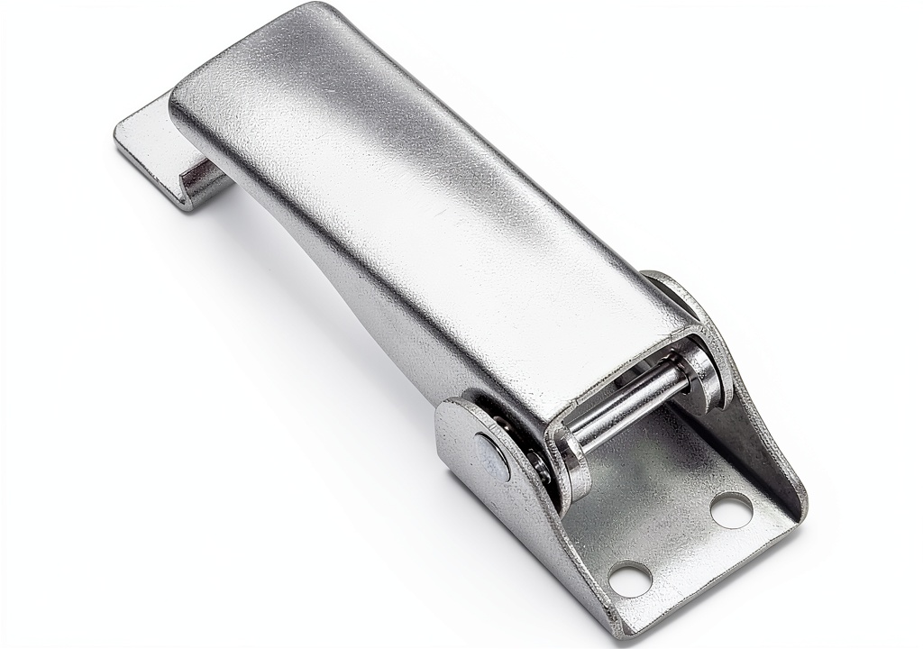 Homoyoyo hook latch installed on a truck tool box