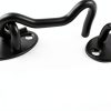 BXUYAOXMC Eye Hook Latch Black Stainless Steel Door Lock-7