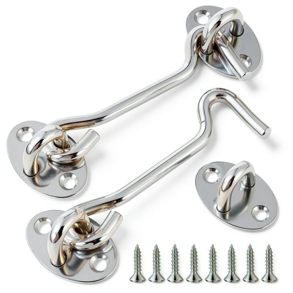 Styquenzer Hook and Eye Latch Stainless Steel Heavy Duty-0