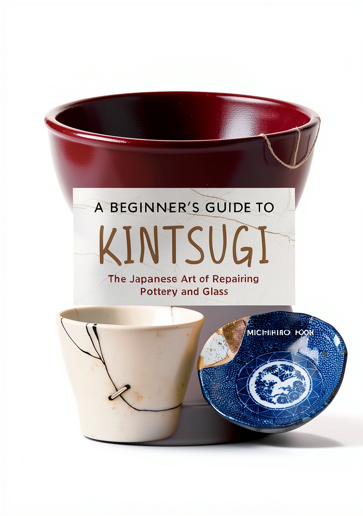 'Kindle book cover showing pottery and green lifestyle themes'