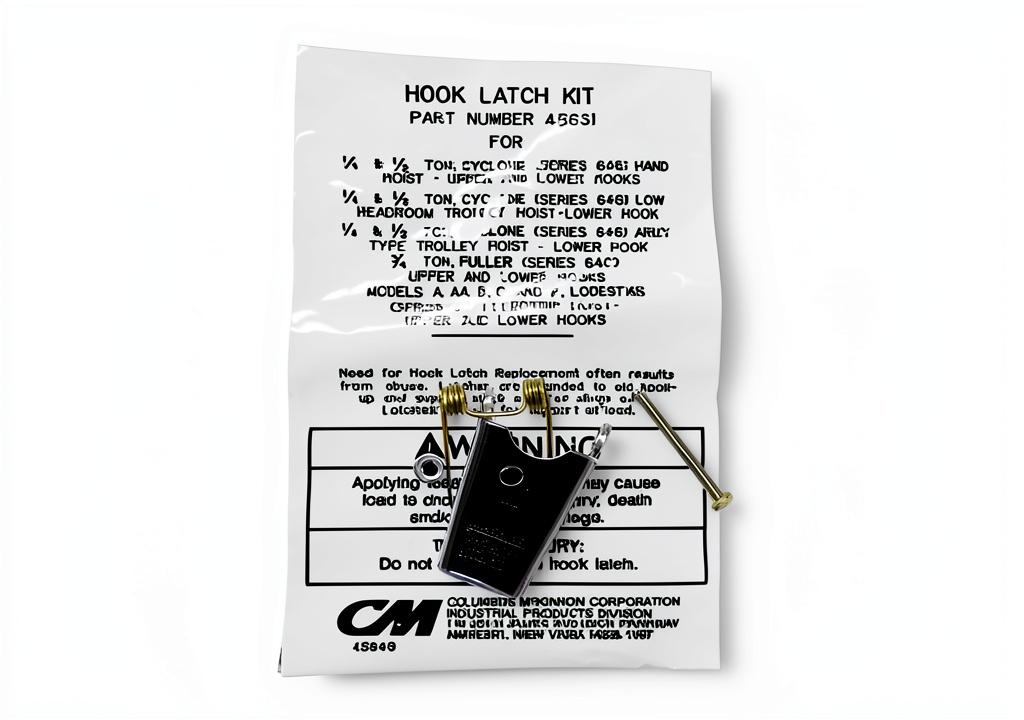 CM Hook Latch installed on an industrial equipment panel