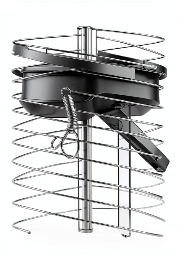 SATUY Spring Latch Hook Pet Cage Door Secure Galvanized-4