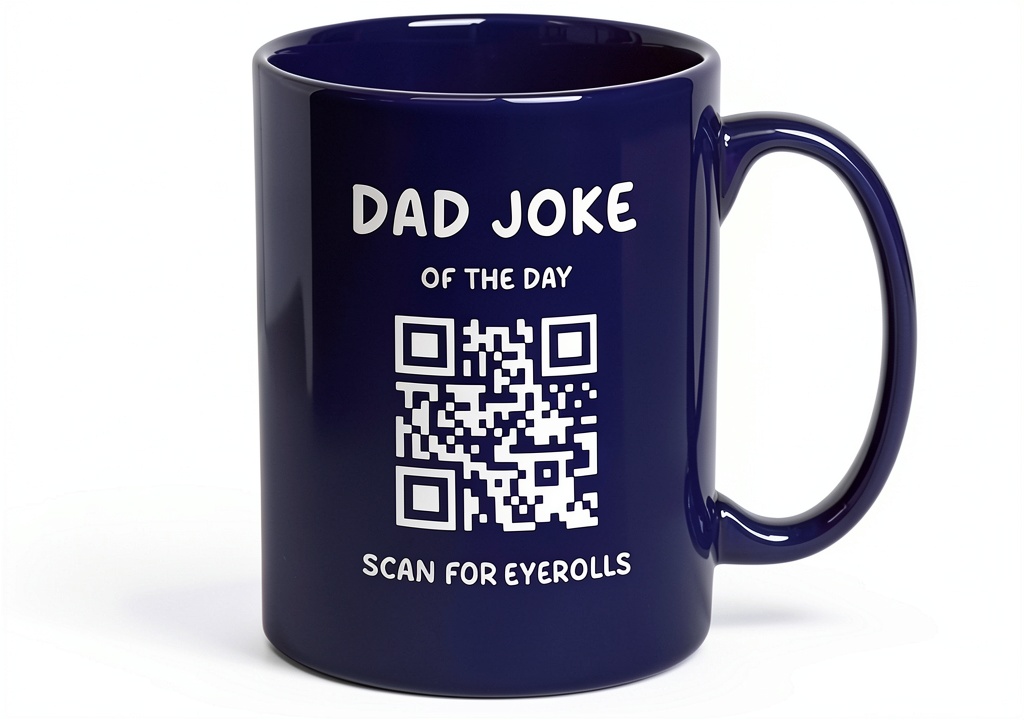 Dad joke mug with daily jokes