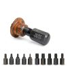 10-Piece Screw Extractor Set for Damaged and Stripped Screws, Alloy Steel Bolt Extractor for Household and Professional Use-0
