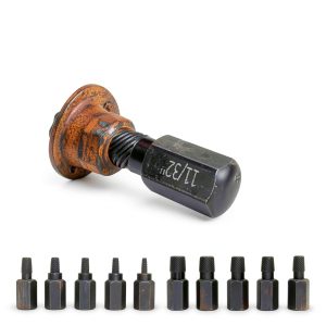 10-Piece Screw Extractor Set for Damaged and Stripped Screws, Alloy Steel Bolt Extractor for Household and Professional Use-0