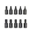 10-Piece Screw Extractor Set for Damaged and Stripped Screws, Alloy Steel Bolt Extractor for Household and Professional Use-2