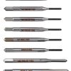Micro Taps Bit 10pcs HSS Mini Metric Thread Tap Set by Saipe-2