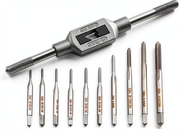 Micro Taps Bit 10pcs HSS Mini Metric Thread Tap Set by Saipe-0
