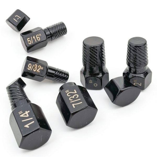10-Piece Screw Extractor Set for Damaged and Stripped Screws, Alloy Steel Bolt Extractor for Household and Professional Use-3