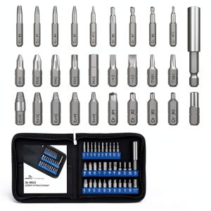 Damaged Screw Extractor Set STREBITO 32PCS with Magnetic Shaft-0