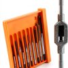 Micro Taps Bit 10pcs HSS Mini Metric Thread Tap Set by Saipe-5