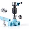 PVC Pipe Threader Kit Eyech Carbon Steel Dual-Function 3-Piece Set-3