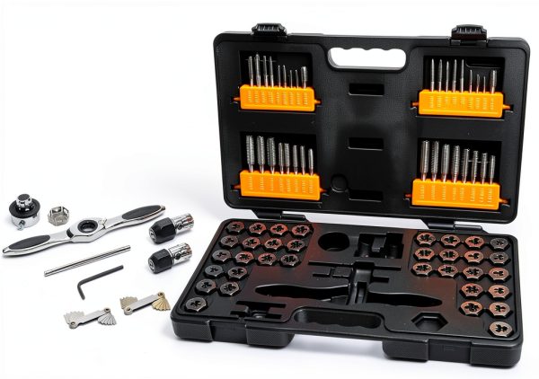 GEARWRENCH 77 Piece SAE/Metric Ratcheting Tap and Die Set -3887-3