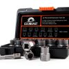 Bolt Extractor 13Pcs Set with 3/8" Adapter by Coobeast Black-4