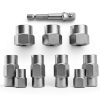 Bolt Extractor 13Pcs Set with 3/8" Adapter by Coobeast Black-1