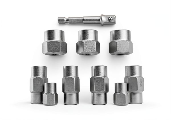 Bolt Extractor 13Pcs Set with 3/8" Adapter by Coobeast Black-1