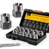 Bolt Extractor Kit, 14 PCS Impact Bolt & Nut Remover Set with 3/8 Inch Adapter, Upgrade Stripped Bolt Extractor Socket Set with Portable Tool Box, Easy Out for Rusted, Damaged, Round Bolt Nuts Screws-1