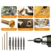 Damaged Screw Extractor Set ACIRNS 9-Piece Tool with Carbide HSS White-6