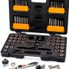 GEARWRENCH 77 Piece SAE/Metric Ratcheting Tap and Die Set -3887-0