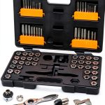 GEARWRENCH 77 Piece SAE/Metric Ratcheting Tap and Die Set -3887-0