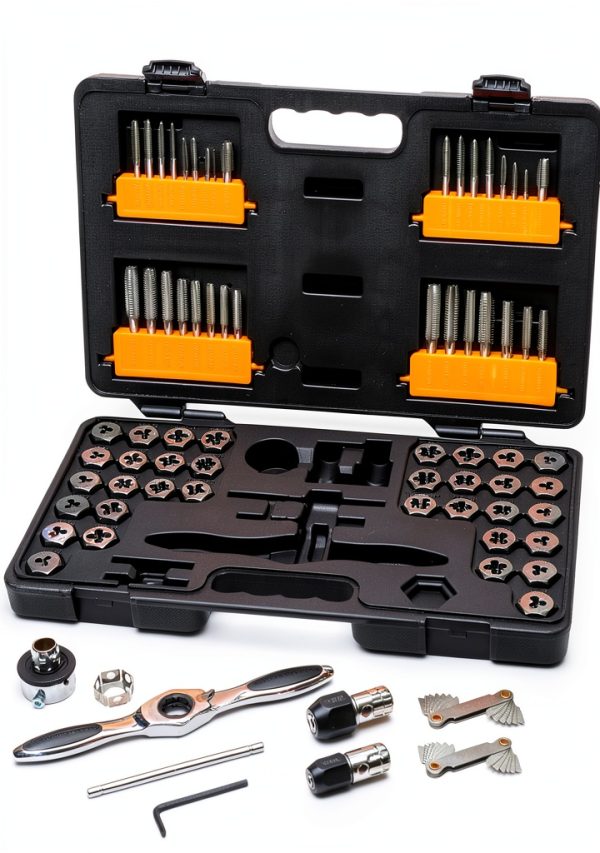GEARWRENCH 77 Piece SAE/Metric Ratcheting Tap and Die Set -3887-0